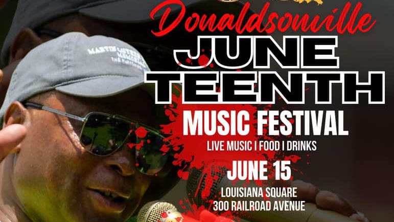 Donaldsonville Juneteenth Music Festival set for June 15 at Louisiana Square