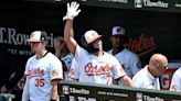 Grand return: Holliday hits GS after rejoining O's