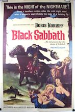 BLACK SABBATH, Original Boris Karloff Horror Movie Poster - Original ...