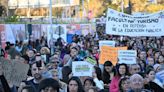 Marcha de la Universidad del Comahue en Neuquén, este miércoles - Diario Río Negro