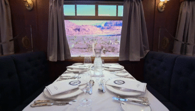There's a new cruise ship that makes you feel like you're on a train