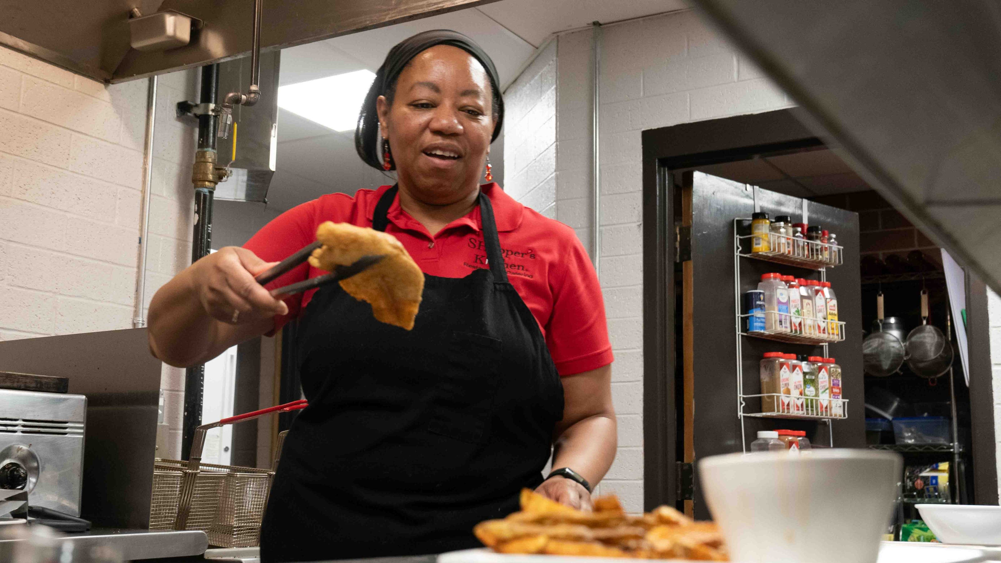 Menu at SHopper's Kitchen's relocated restaurant is '95% new' and features perfect catfish