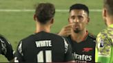 Gabriel Jesus' reaction says it all during White's fiery Arsenal friendly clash