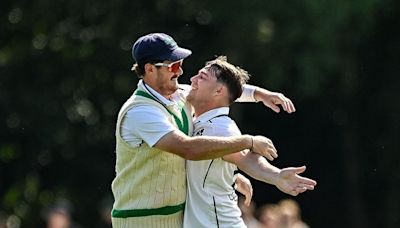 Ireland take firm grip of historic Belfast Test match after Zimbabwe’s afternoon collapse