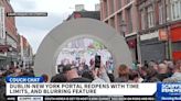 Viral video 'portal' linking New York and Dublin reopens with new restrictions