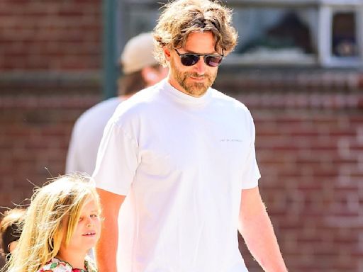 Bradley Cooper is back on dad duty with daughter Lea De Seine