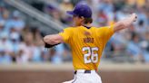 LSU pitcher Thatcher Hurd discusses postseason success following UNC win