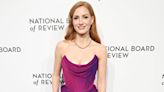 Jessica Chastain's Iridescent Magenta Vivienne Westwood Gown is Actual Perfection