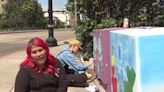 Artists, allies add splash of color to Hillcrest ahead of Pride