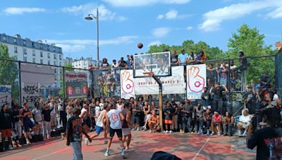 Basket: des stars mondiales du streetball dribblent sur les terrains parisiens