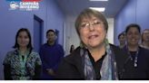 Bachelet participa en campaña de vacunación del Minsal y llama a “estar preparados para el invierno” - La Tercera