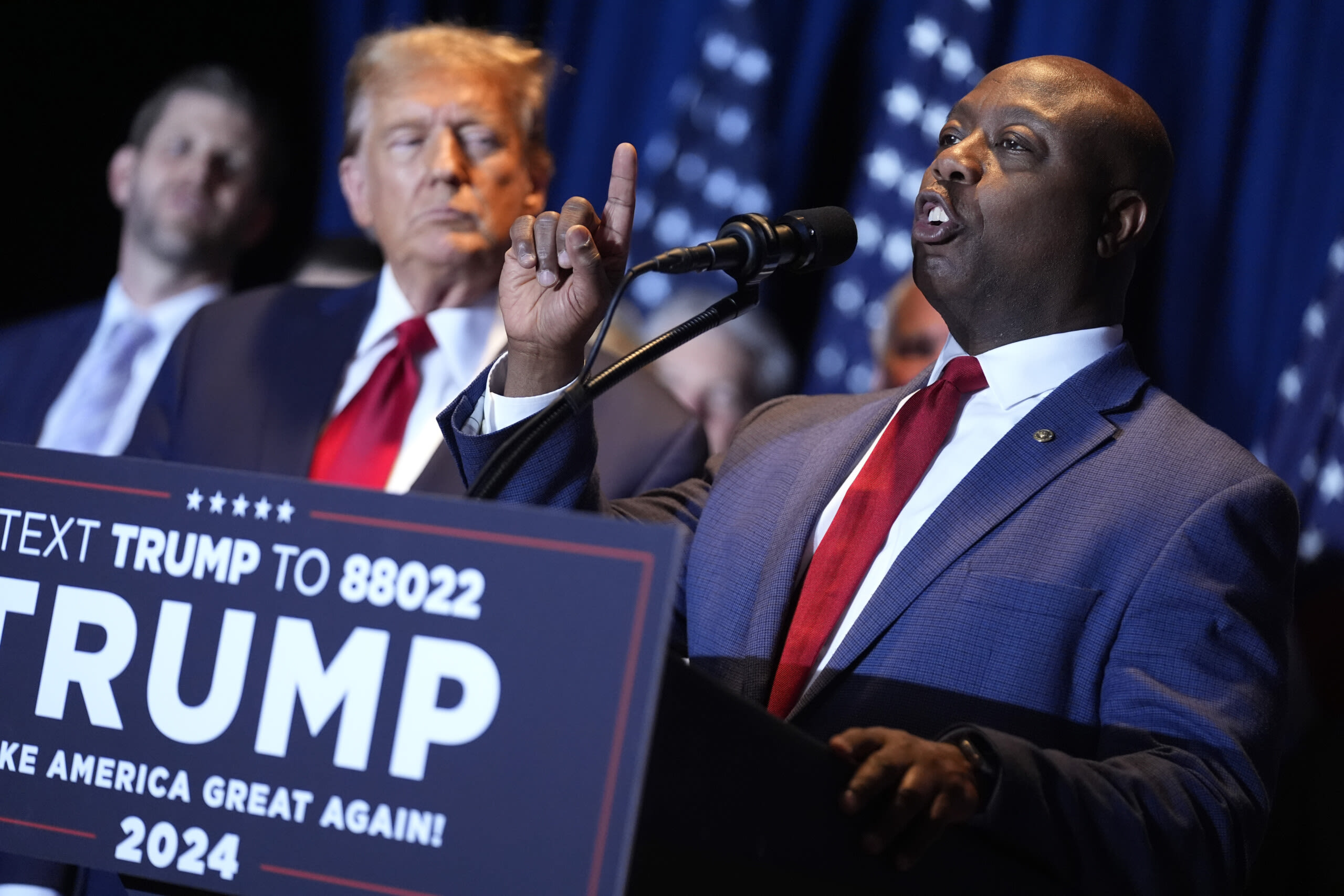 Tim Scott, a potential Trump VP pick, launches a $14 million outreach effort to minority voters - ABC Columbia