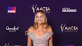 Margot Robbie Channels Disco Barbie in a Champagne Gown at the 2024 AACTA Awards