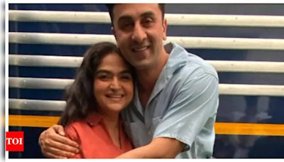 Ranbir Kapoor’s 'Ramayana' co-star Indira Krishna shares a BTS picture from the sets; Thanks him for ‘love and care’ | Hindi Movie News - Times of India