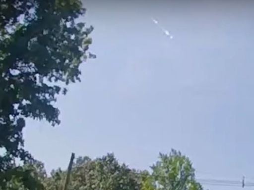 Moment fireball meteor blazes over New York City captured on video