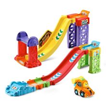 VTech Go! Go! Smart Wheels 3-in-1 Launch and Go Raceway With Race Car ...