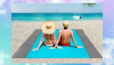 This magical beach blanket that repels sand and water is down to just $13
