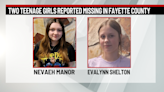 Two runaway teenage girls missing in Fayette County