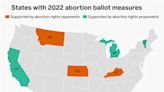 The states where abortion access will be on the ballot in 2022