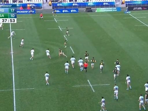 Triunfazo de Los Pumitas: volvieron a superar a Sudáfrica y apoyaron el try del Mundial Juvenil