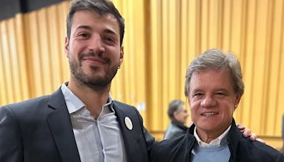 Enrique Sacco compartió imágenes del festejo por la graduación del hijo de Débora Pérez Volpin: “Orgulloso de vos”