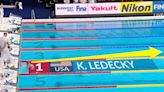 Katie Ledecky finished a whopping 14 seconds ahead of the next-fastest swimmer in her latest World Championship win