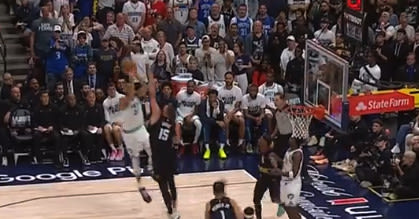 Rudy Gobert hit the most unlikely shot of his life to cap Timberwolves’ historic comeback