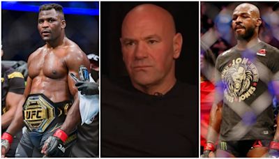 Dana White's response to being asked 'was Jon Jones afraid to fight Francis Ngannou?'