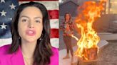 Missouri Republican candidate burns LGBTQ+ books with flamethrower and posts the video online (exclusive)