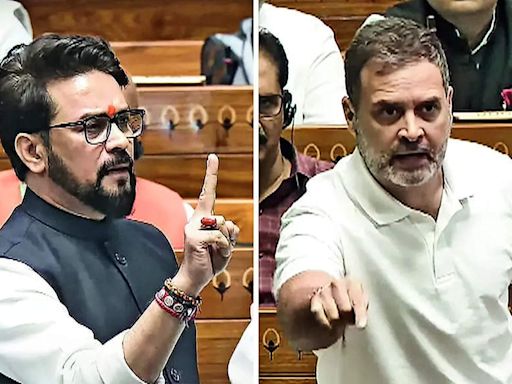 Now, Anurag Thakur's 'Buddhu' attack; BJP MP cites Rajiv Gandhi interview to target Rahul | India News - Times of India