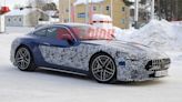 2024 Mercedes-AMG GT Coupe spied wearing light camouflage