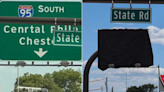 Highway sign gaffe directs drivers to "Cenrtal" Philadelphia