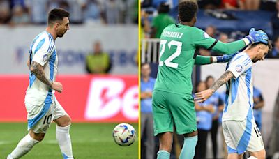 Footage shows Messi consoled by Ecuador goalkeeper in classy gesture