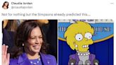 Reacción del guionista de "Los Simpson" es revivida, ante supuesta predicción sobre Kamala Harris