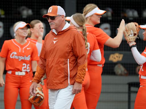 Texas softball coach Mike White shares his Longhorns' starting pitcher thoughts for Game 1