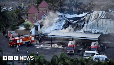 At least 22 dead in fire at amusement arcade in Guajarat, India