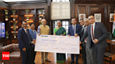 Indian Bank pays Rs 1,193crore dividend to Centre - Times of India