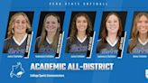 Five Peru State Softball Players Recognized by CSC