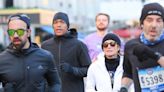 T.J. Holmes and Amy Robach Make Public Appearance Together As They Run NYC Half Marathon