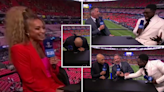 Micah Richards loved every second of Kate Abdo's intro for him on CBS before Champions League final