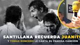 Santillana recuerda a Juanito en Carrusel Deportivo... ¡Y Tomás Roncero canta en pleno directo la canción de ambos!