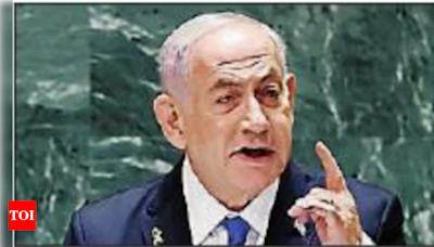 Bibi, at UN, vows Israel will keep ‘degrading Hezbollah’ until its objectives are met - Times of India