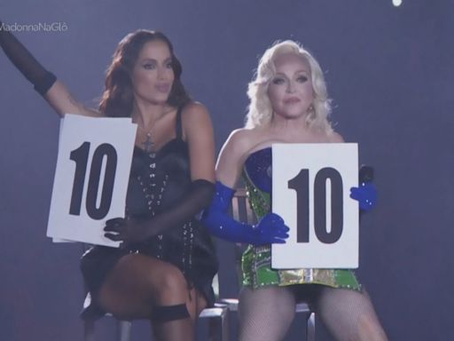 Madonna chama Anitta para momento quente de show, e internet vai à loucura