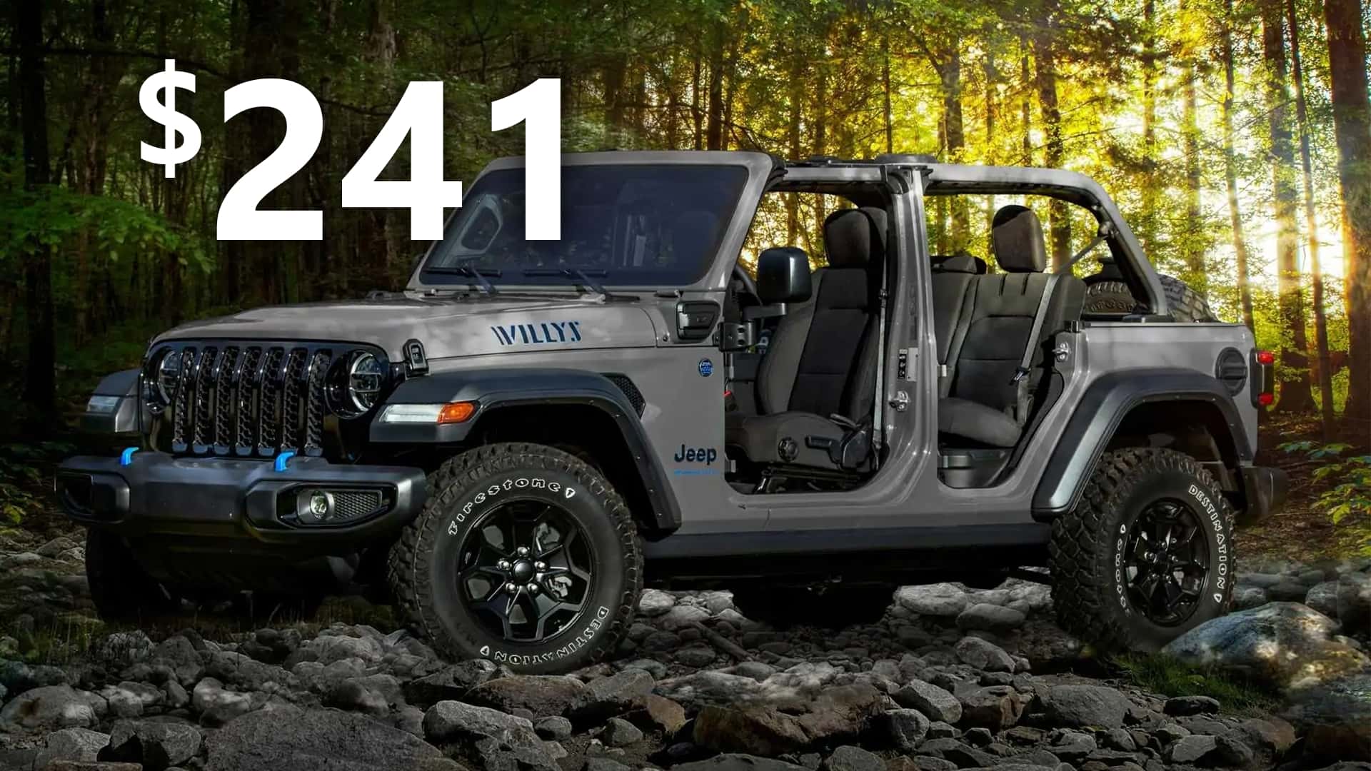 You Can Lease A Jeep Wrangler 4xe For Under $300 A Month