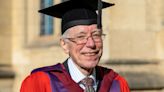 Student, 76, completes his PhD after 50 years