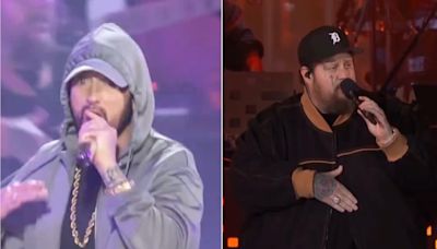 Eminem Debuts “Houdini,” Performs “Sing for the Moment” with Jelly Roll: Watch