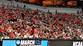 Frisbee Dog Drops Deuce On Basketball Court — And Crowd Goes Wild