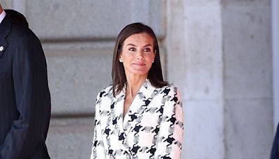 Queen Letizia Pairs Her Suit With Super Comfy Sneakers for a Royal Ceremony