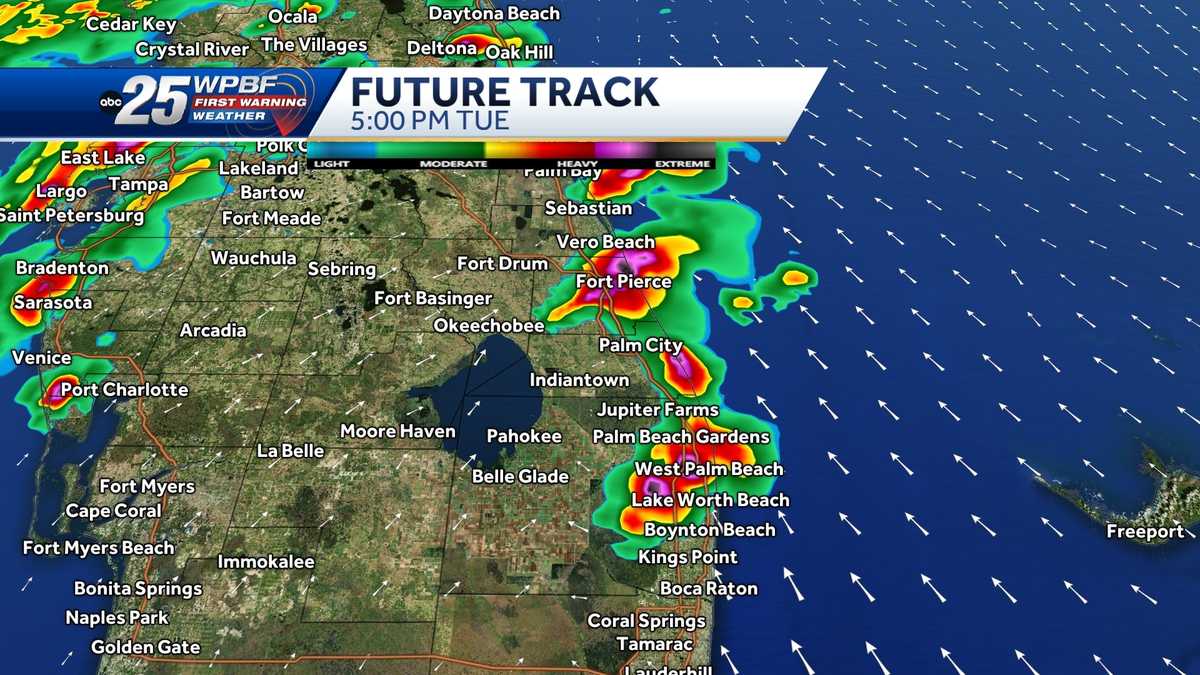 Extreme heat and marginal risk for isolated severe storms across South Florida