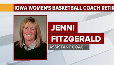 Iowa women’s basketball assistant coach Jenni Fitzgerald to retire